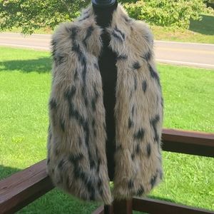 New Direction faux fur vest